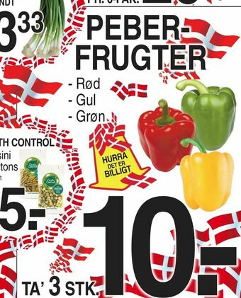 ABC Lavpris Peberfrugter tilbud