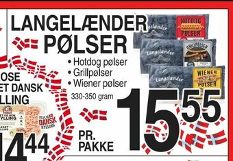 ABC Lavpris Langelænder pølser tilbud