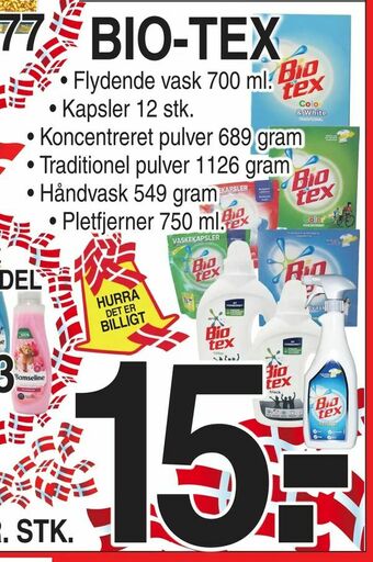 ABC Lavpris Bio-tex tilbud