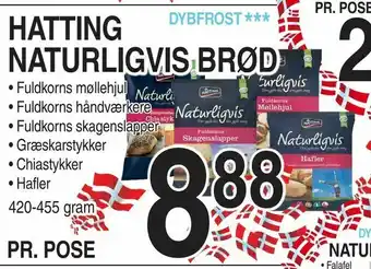 ABC Lavpris Hatting naturligvis brød tilbud