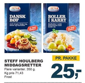 Let-Køb Steff houlberg middagsretter tilbud