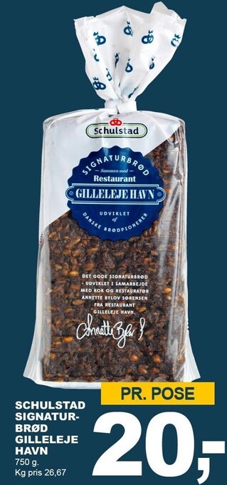 Let-Køb Schulstad signaturbrød gilleleje havn tilbud