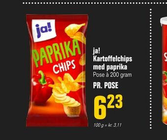 Otto Duborg ja! Kartoffelchips med paprika tilbud