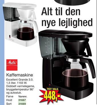 Harald Nyborg Kaffemaskine tilbud