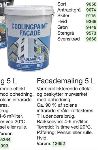 Harald Nyborg Facademaling 5 l tilbud