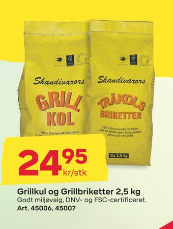 Grillkul og grillbriketter 2,5 kg