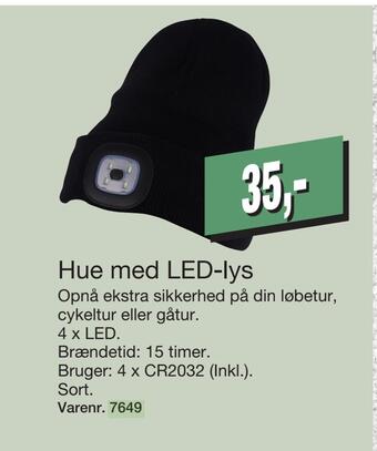 Harald Nyborg Hue med led-lys tilbud