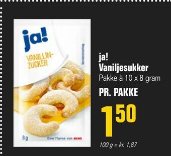 Otto Duborg ja! Vaniljesukker tilbud