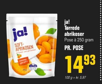 Otto Duborg ja! Tørrede abrikoser tilbud