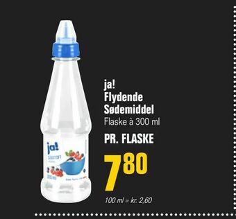 Otto Duborg ja! Flydende Sødemiddel tilbud