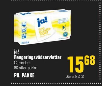 Otto Duborg ja! Rengøringsvådservietter tilbud