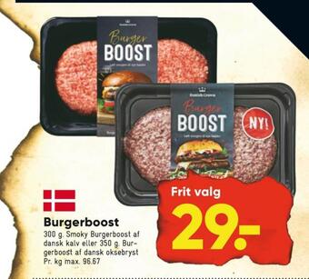 Burger boost hakkebøffer
