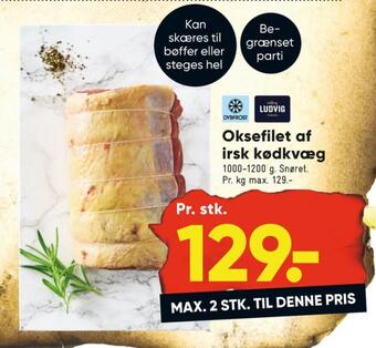 Bilka Ludvig oksefilet tilbud