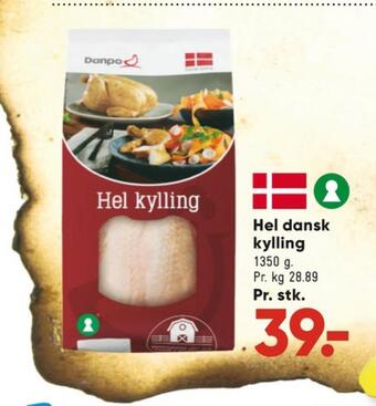 Bilka Danpo kylling tilbud