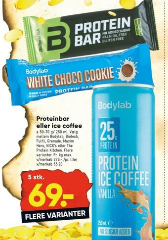Bilka Bodylab energibar tilbud