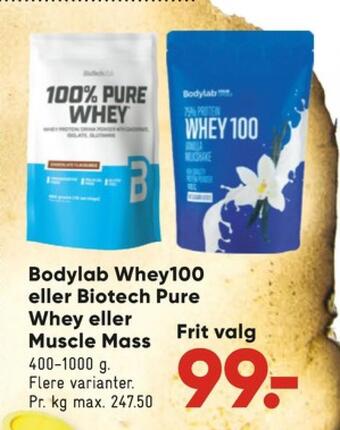 Bilka Bodylab kosttilskud tilbud