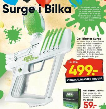 Bilka Gel blaster legevåben tilbud