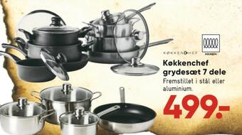 Bilka Køkkenchef grydesæt tilbud