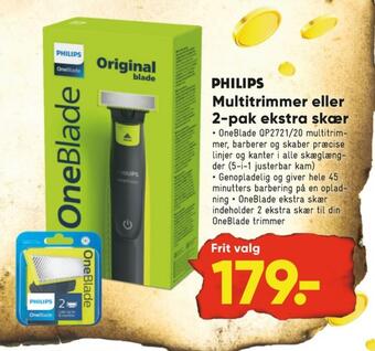 Oneblade hårtrimmer