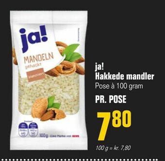 Otto Duborg ja! Hakkede mandler tilbud