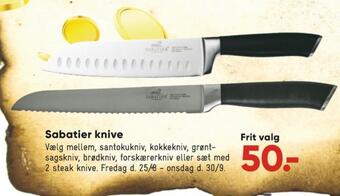 Bilka Sabatier kniv tilbud