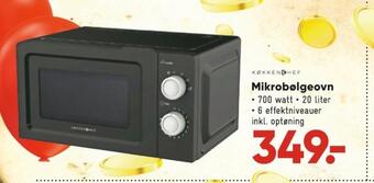 Bilka Køkkenchef mikroovn tilbud