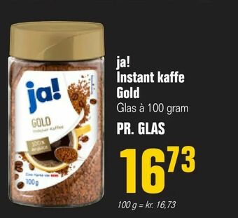 Otto Duborg ja! Instant kaffe Gold tilbud