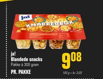 Otto Duborg ja! Blandede snacks tilbud