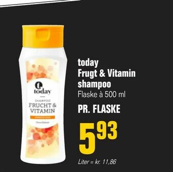 Otto Duborg today Frugt & Vitamin shampoo tilbud
