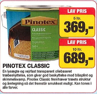 Farveland PINOTEX CLASSIC tilbud