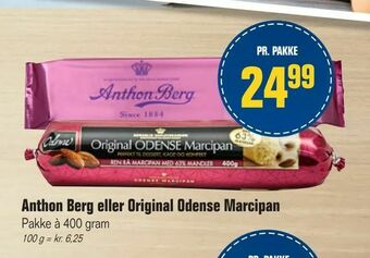 Otto Duborg Anthon Berg eller Original Odense Marcipan tilbud