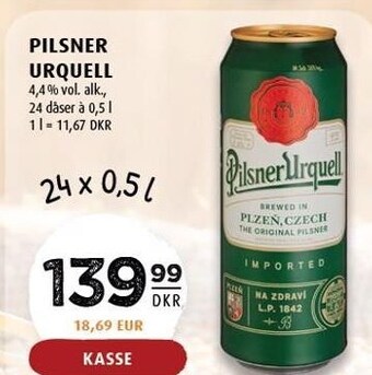 Scandinavian Park Pilsner urquell - 24 x 0,5 l tilbud