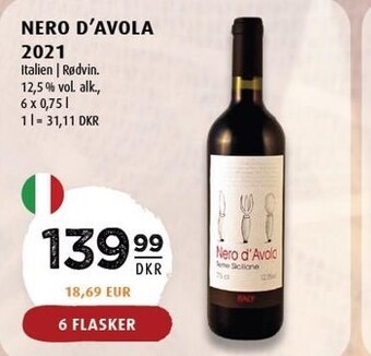 Scandinavian Park Nero d'avola 2021 tilbud
