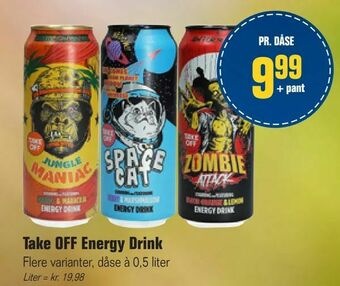 Otto Duborg Take OFF Energy Drink tilbud