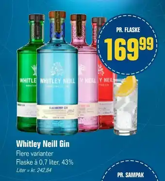 Otto Duborg Whitley Neill Gin tilbud