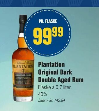 Plantation Original Dark Double Aged Rum