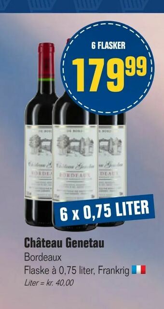 Otto Duborg Château Genetau tilbud