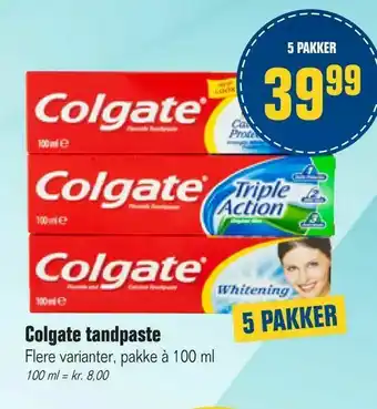 Otto Duborg Colgate tandpaste tilbud