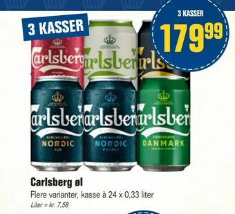 Otto Duborg Carlsberg øl tilbud