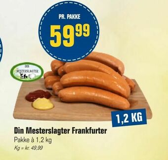 Otto Duborg Din Mesterslagter Frankfurter tilbud