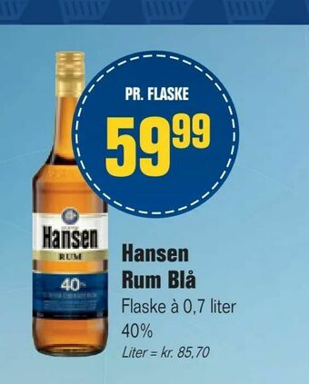 Otto Duborg Hansen Rum Blå tilbud