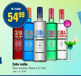 Otto Duborg Cuba vodka tilbud