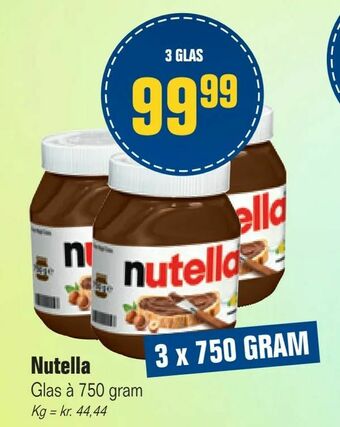 Otto Duborg Nutella tilbud