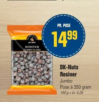 Otto Duborg DK-Nuts Rosiner tilbud