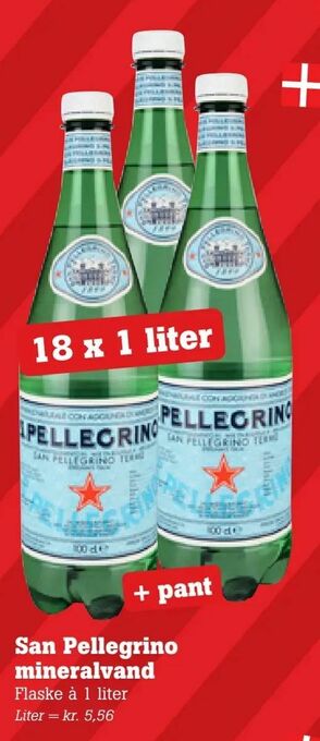 Poetzsch Padborg San Pellegrino mineralvand tilbud