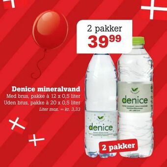 Poetzsch Padborg Denice mineralvand tilbud