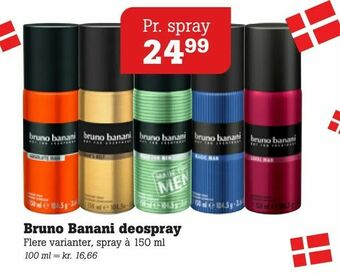 Poetzsch Padborg Bruno Banani deospray tilbud