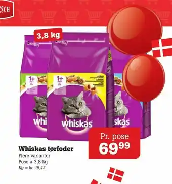 Poetzsch Padborg Whiskas tørfoder tilbud