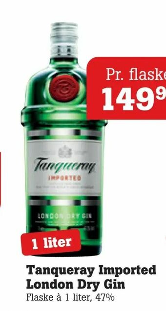 Poetzsch Padborg Tanqueray Imported London Dry Gin tilbud