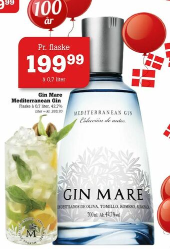 Poetzsch Padborg Gin Mare Mediterranean Gin tilbud